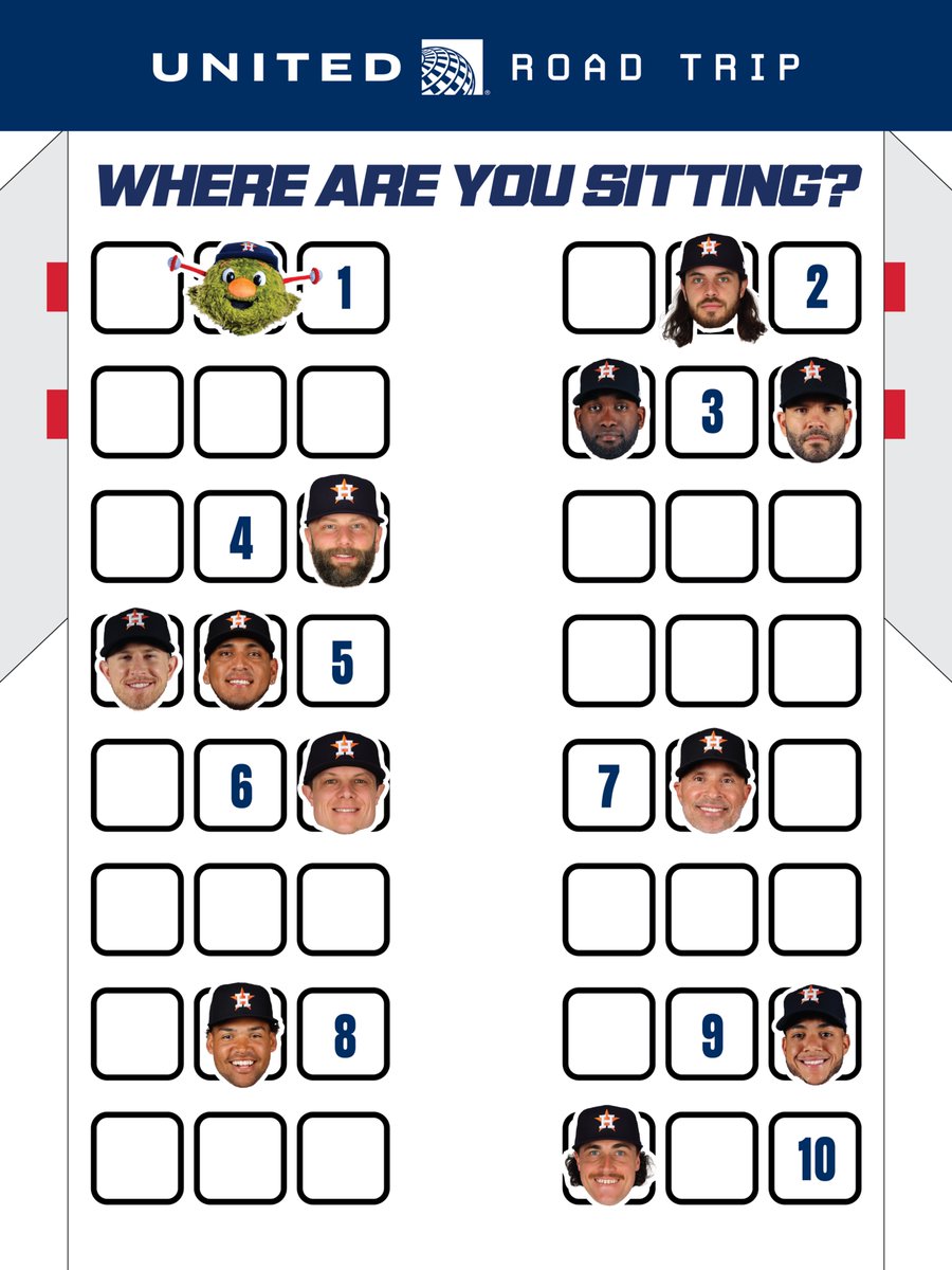 astros's tweet photo. Pick a seat y'all!

#ChaseTheFight x @united https://t.co/NVBGHakrcT