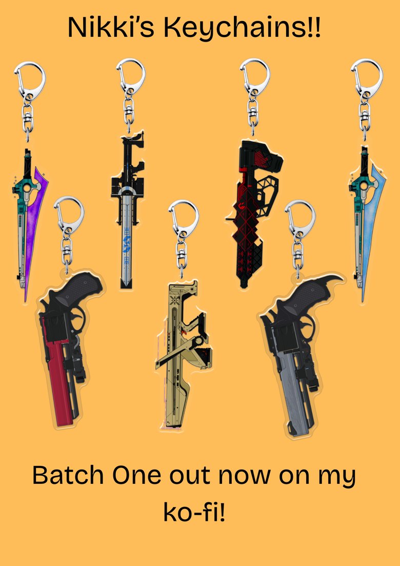 Nikkitavia's tweet photo. Planning on doing another set of keychains over the summer after my exams, so doing a popularity contest for the next game :D poll in comments #art #promotwt #valorant #destiny #fortnite #apexlegends #counterstrike https://t.co/Qcfscv65U2