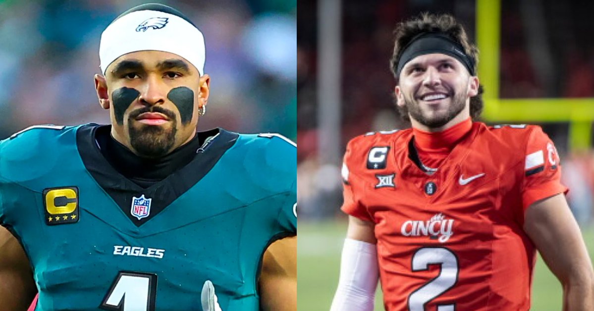 SleeperEagles's tweet photo. “I think Howie grabs Brendan Sorsby in the second round. He’s getting a one for (receiver A.J.) Brown. I don’t think he’s scared to do it, and the stuff you hear about them being willing to move off of Hurts, that's real."

— Rival general manager to @JasonLaCanfora 👀 https://t.co/JdgO3ta5ql
