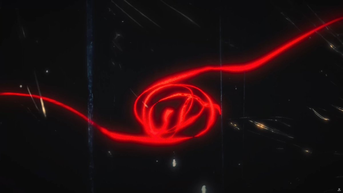 didyaknowtensei's tweet photo. So I think the first image is spider lilies and these two red lines reads like the concept of the red string of fate and two people paths intertwining. https://t.co/AkOmw8RXHi