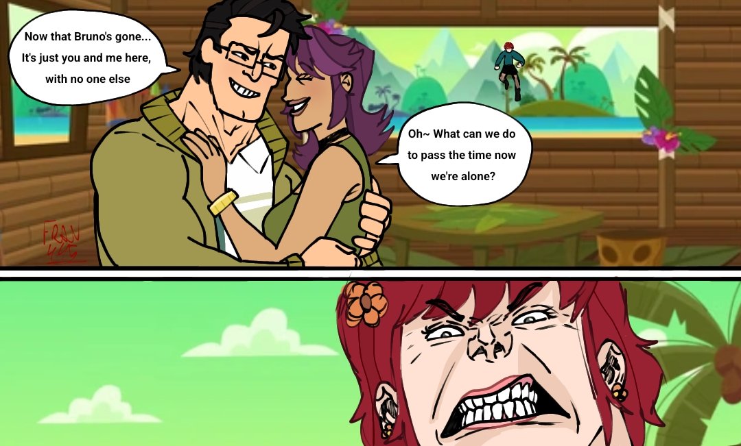 Fran4453's tweet photo. La trama principal de los favoritos: 
Tom desconfiando de Natalia, Natalia paranoica y Gabby y Fiore en medio del conflicto

La subtrama Spenrosa:

#dctwt #disventurecamp #spenrosa https://t.co/AD2XKwrea8
