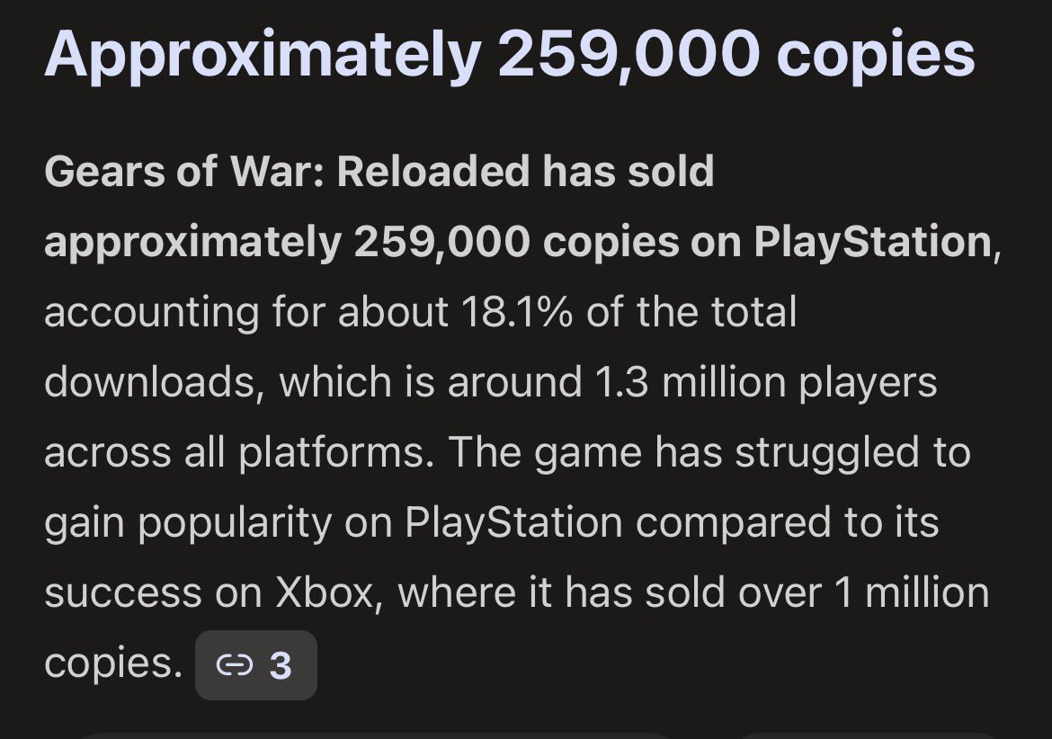 SenkuMania's tweet photo. @Anthony03600627 @McknightCa38428 @GearsofWar Where did you get that false information? https://t.co/F5MWmxNRwJ