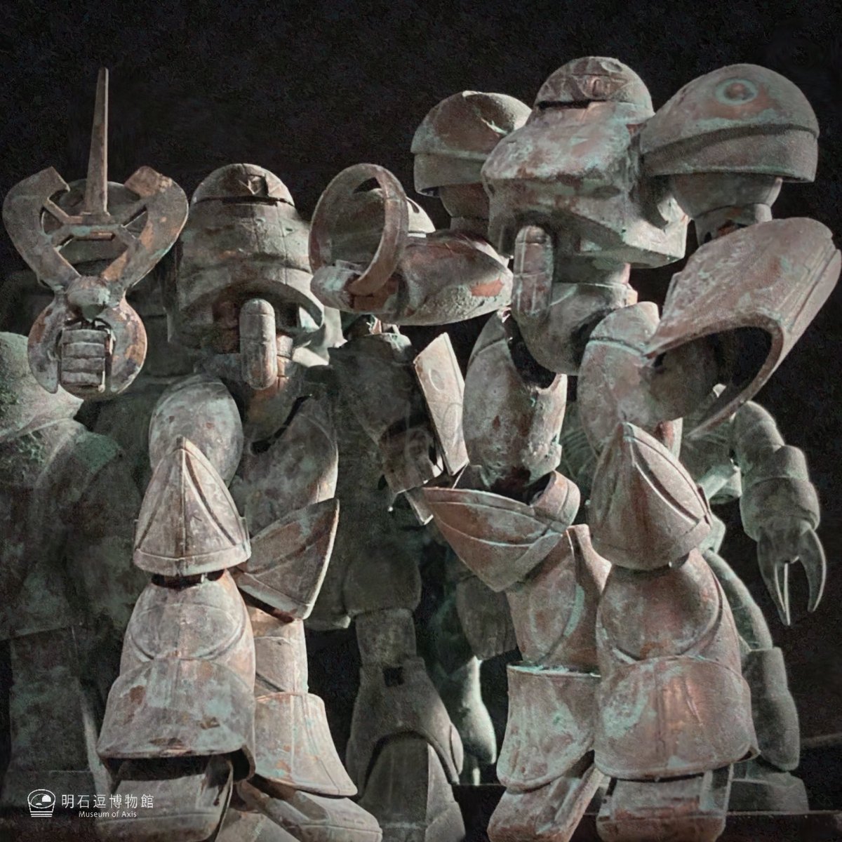 GetByLab's tweet photo. 【金剛十二相撲像】
明石逗博物館蔵
#ガンプラ仏像(ウソ文化遺産)

#仁王立ちしてる写真を貼るとフォロワーさんが増えるようだ https://t.co/KnOvScIgQC