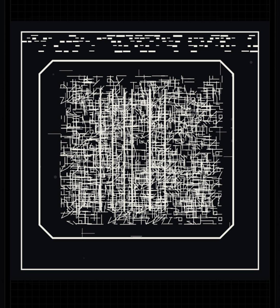 Glyphverse's tweet photo. At first glance, chaos.

At second glance, architecture.

The difference is time spent observing the system. https://t.co/RgWYPa29fG