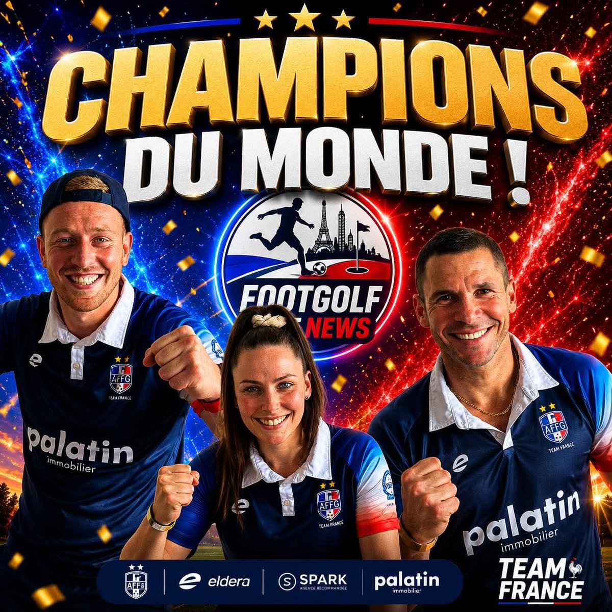 rom1deveel's tweet photo. 🏆🌍🇫🇷 𝗖𝗢𝗨𝗣 𝗗𝗢𝗨𝗕𝗟𝗘 𝗣𝗢𝗨𝗥 𝗟’𝗘́𝗤𝗨𝗜𝗣𝗘 𝗗𝗘 𝗙𝗥𝗔𝗡𝗖𝗘 !

𝙇’𝙝𝙞𝙨𝙩𝙤𝙞𝙧𝙚 𝙨’𝙚́𝙘𝙧𝙞𝙩 𝙚𝙣 𝙗𝙡𝙚𝙪 !

Men ⭐⭐⭐ 
Women ⭐
@lequipe @TF1 @RMCsport 

#footgolf #footgolfrance https://t.co/NL36NPHWwj