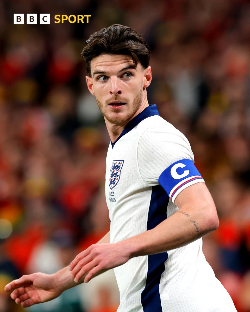BBCMOTD's tweet photo. Thomas Tuchel has named Declan Rice as England's vice-captain for this summer's World Cup 🏴󠁧󠁢󠁥󠁮󠁧󠁿👏 https://t.co/YQXWM9OymO