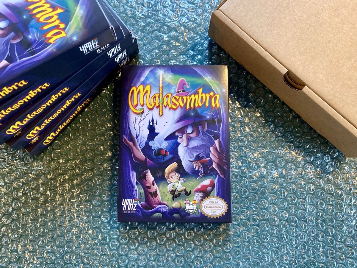 4mhz_en's tweet photo. Getting this week's packages ready to ship :-)  

#nes #nesdev #pixelart #malasombra https://t.co/0Ka6eAWClQ