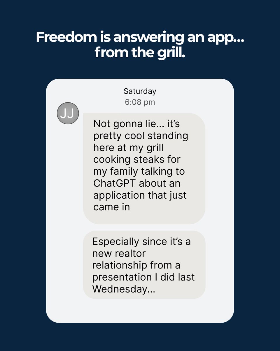 RyanGrantNEO's tweet photo. This text came in from one of our elite advisors, and I smiled because it’s the whole point.

Not “work less.”
Work with structure... to create freedom.

Love getting these texts from really good humans we get to serve!

👏 https://t.co/uWmpu2Ymkz