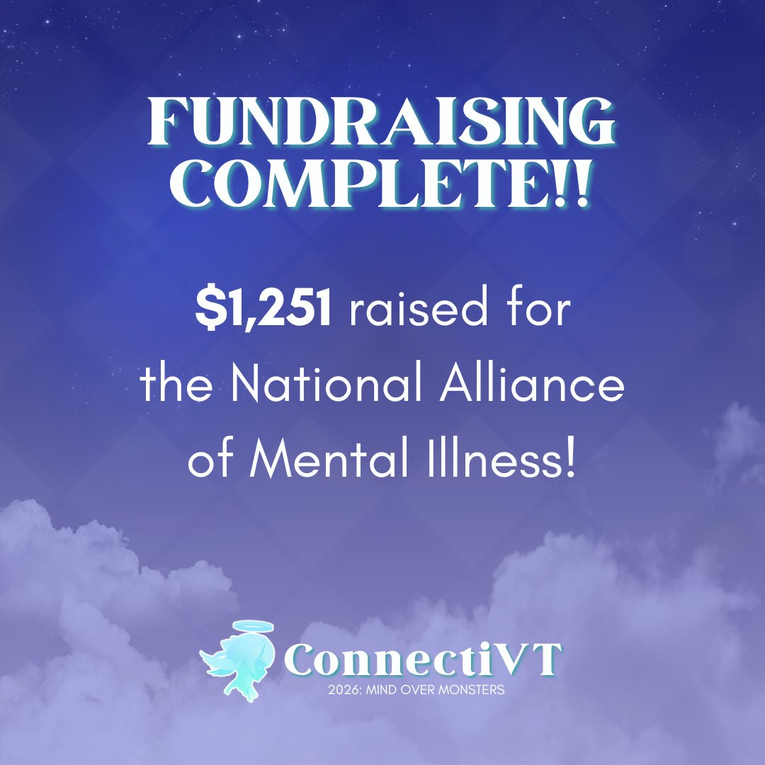 RitaKamishiro's tweet photo. We exceeded our goal of $1,000 for @NAMICommunicate! AND I walked 10 MILES on stream today!!

Thanks so much for donating, listening in, sharing experiences, and wanting to work towards a better you 💙 Let's keep spreading mental health awareness and helping one another! https://t.co/TUM1JcTqIZ