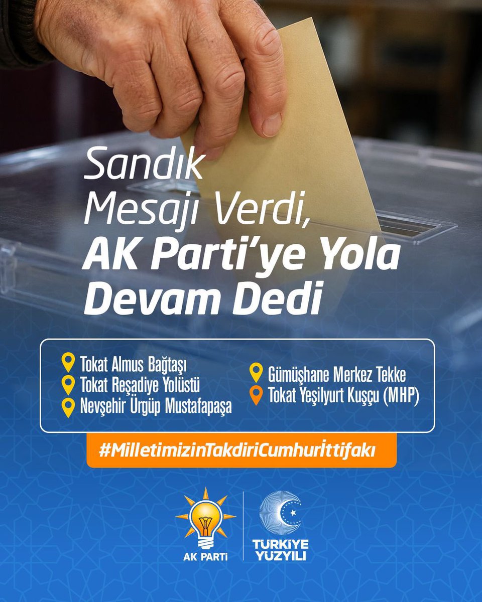 iekarayel's tweet photo. Durmak yok
Yola devam.
 
#MilletimizinTakdiriCumhurİttifakı 🇹🇷 https://t.co/I78vOER9Pr