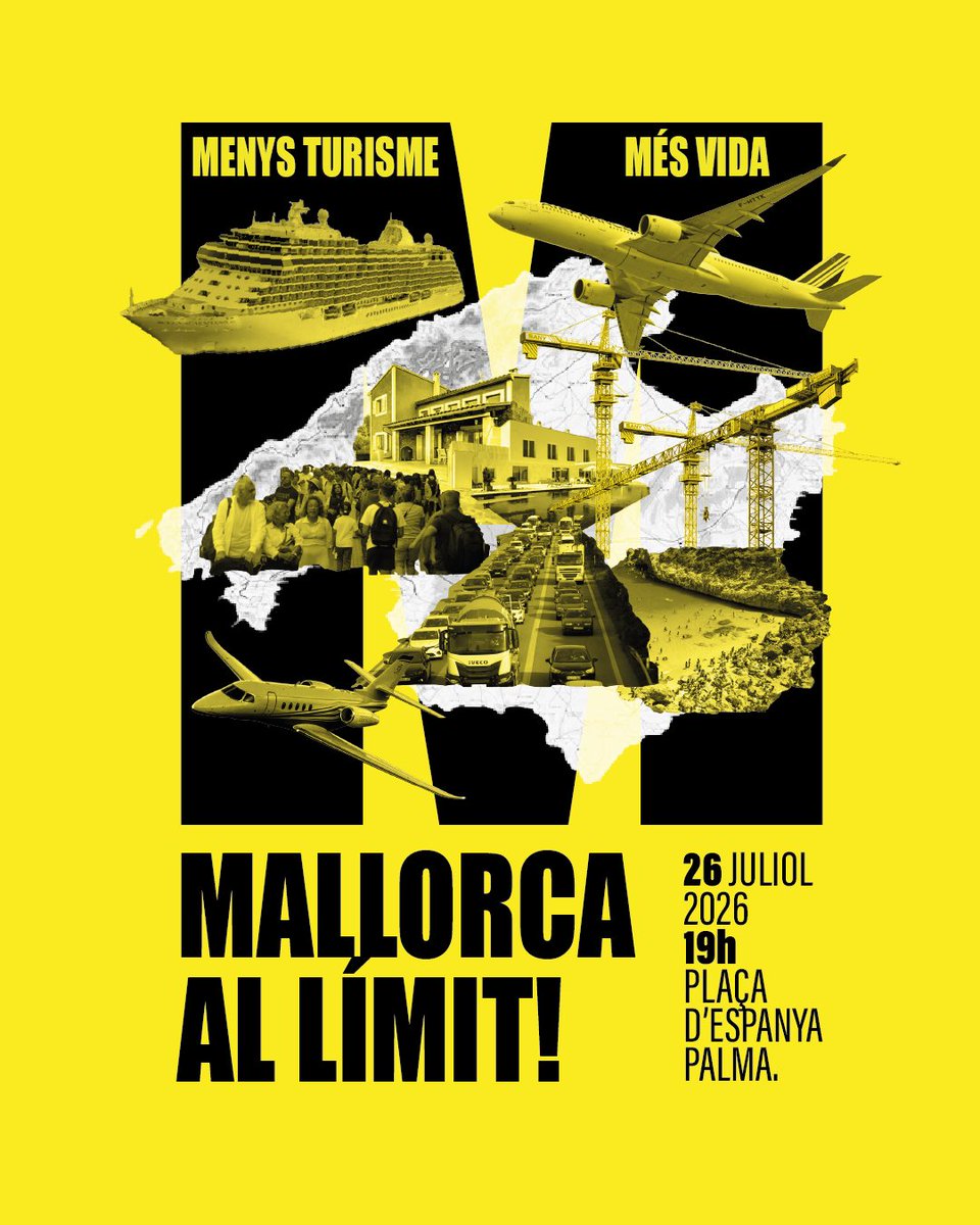 ColEmbat's tweet photo. Nova manifestació dia 26 de juliol per tornar a evidenciar, aquest estiu, els límits d’un model econòmic que es presenta com un èxit mentre genera expulsió, precarietat i dependència.

Enllà hi serem. 

Totes i tots hem d’estar. https://t.co/ETihiq4mZo