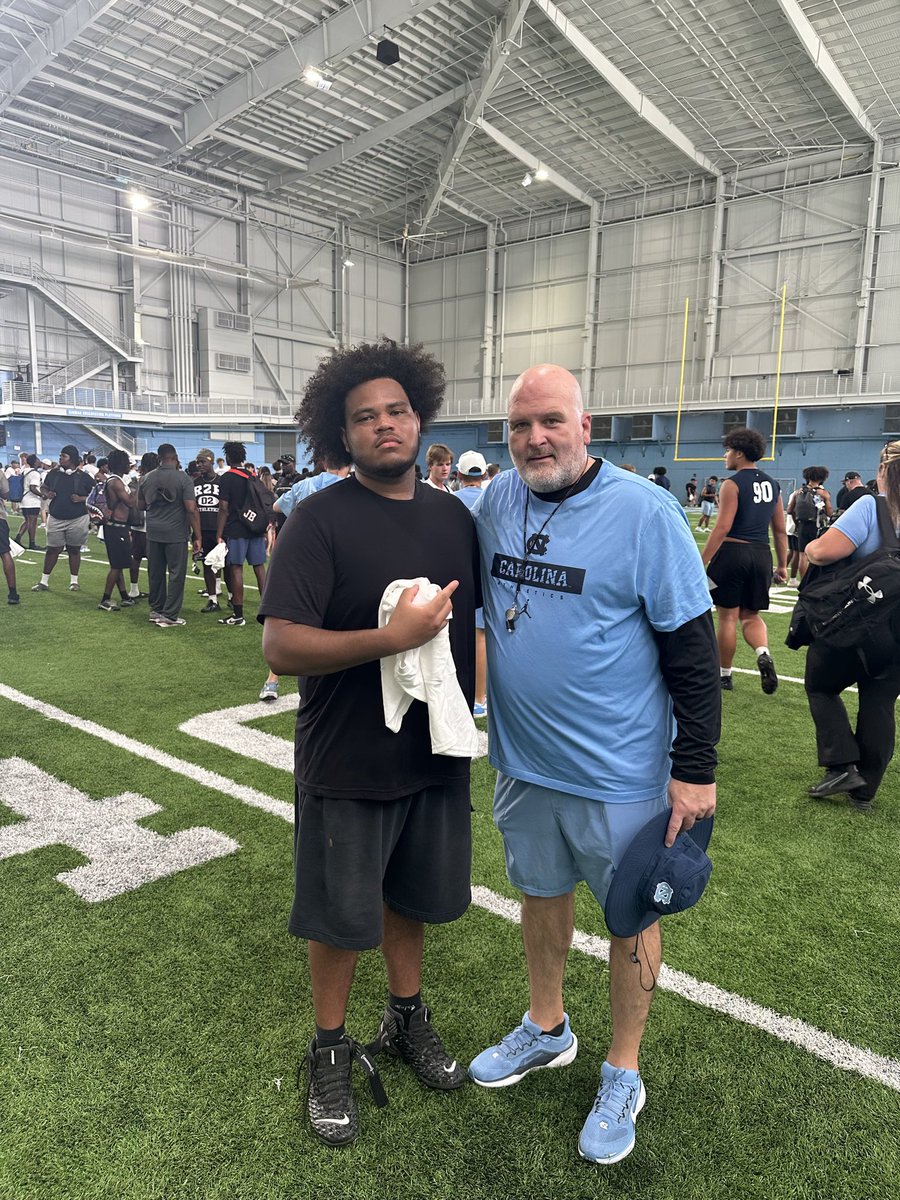 RemiePriceBHS65's tweet photo. Had a great time @UNCFootball today. Went an overall 7-1 in 1 on 1’s! Thankful to the players and coaches allowing me to show my skills and talents! @bmpetersonsport @eljoseph78 @CoachGordon19 @CAPSfootball @pepman704 @CoachWillFriend @Corey_Gaynor @mlombardiuncgm https://t.co/UtPiIWiJsG