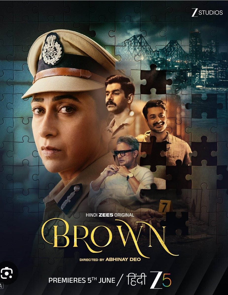 BachherKomal's tweet photo. Very impressive series,best acting by @KarismaKapoor till date,intense,speaking with her eyes,no smile,loved her performance 
#Brown #brownwebseries #karismakapoor,waiting for season 2 https://t.co/TmNzUDkgBB