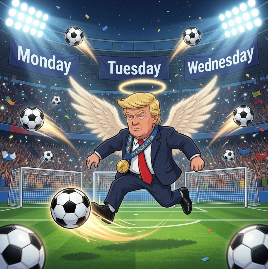 FIFAPeacePrize's tweet photo. The Peace President will always deliver 🕊️

That will become very evident next week ⚽️

$FIFAPEACE. DfNFb9SrKrNRANDNxowvhHvbyRsnc2Jw4r7LLbU2pump https://t.co/KGskkjZUcr