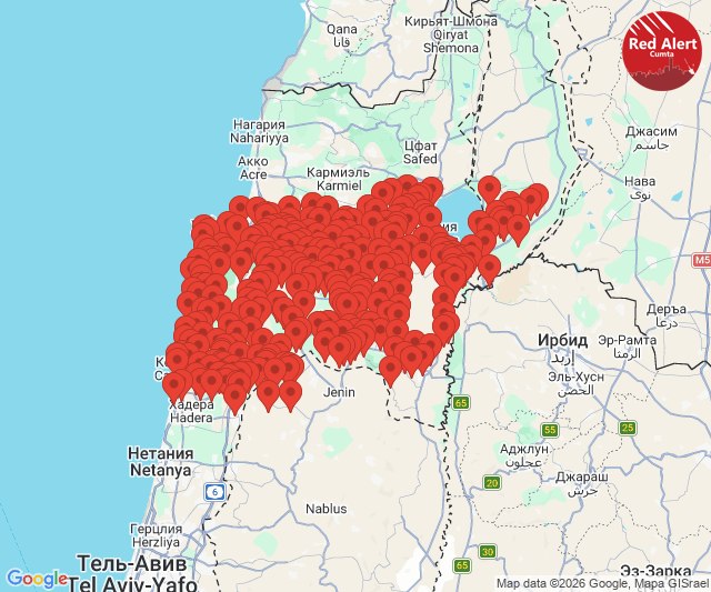 Suriyakmaps's tweet photo. The patience ended... 🇮🇷🇮🇱
As a result of Israel’s repeated violations of the ceasefire in Lebanon, the IRGC launched four waves of missiles at northern Israel, with Hezbollah joining in with its own rockets. Several strikes were recorded in Haifa.
This marks the end of Iran’s period of written threats and the beginning of practical responses.