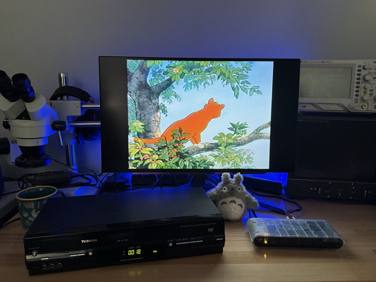 PixelFXco's tweet photo. One of the fun things about FPGA products is that they’re never truly finished. Working on more VHS-related improvements for the #Morph2K today. https://t.co/HsWG63ai31