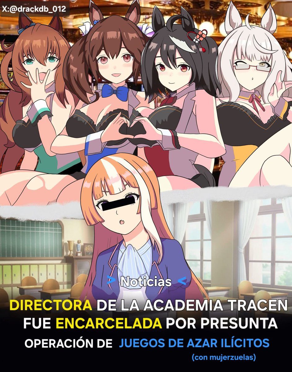 CuriMusume's tweet photo. Con la censura creo que dicha directora podría ser cualquiera.

Cr: @drackdb_012 

#umamusume #umamusumeprettyderby https://t.co/WaodRXddvC