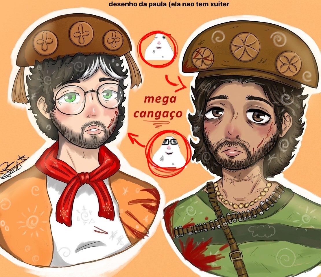 hellberriiy_'s tweet photo. (ANIMAÇÃO COM SPOILERS DA SÉRIE DE BANJOKA!!) jinjooooo!!!!! + desenho que minha amiga paula goat mandou eu mandar #MegaSwagFanarts https://t.co/NTSMf9RDw9