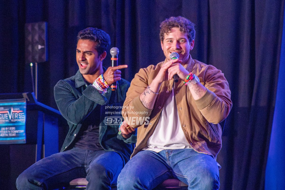 911TVNEWS's tweet photo. Anirudh and Oliver at Rescueverse Austin Yesterday 

📸: amycieslikphotography https://t.co/0alsgTJIJo