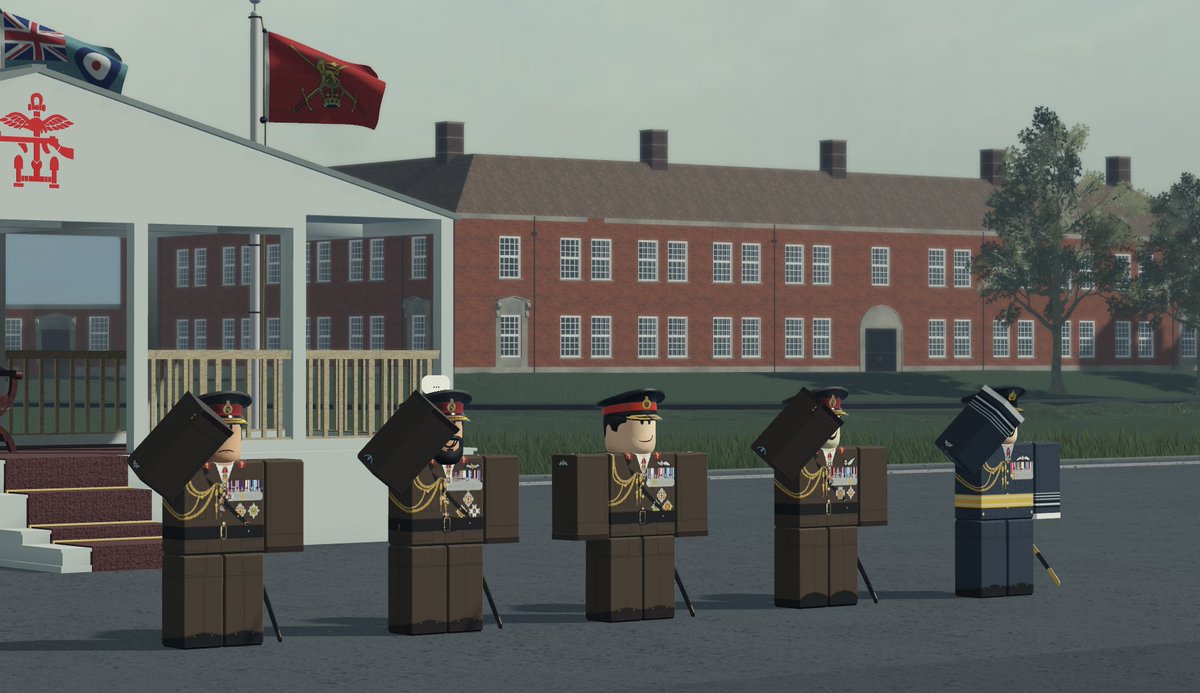 MODRblx_'s tweet photo. Tonight, the British Armed Forces assembled for their bi-weekly inspection, demonstrating their continued commitment to discipline and service.

HM The King alongside the Duke of Gloucester, the Duke of York and the Chiefs of Staff were present to interact with the personnel. https://t.co/e87HHjp00U