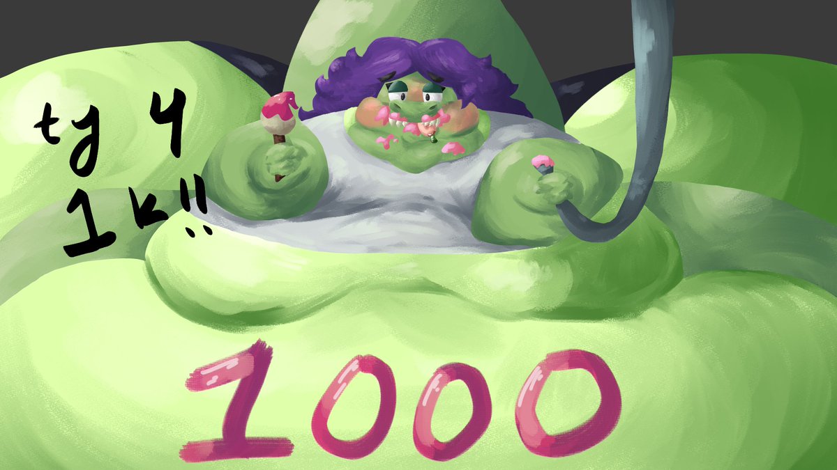 blobodile's tweet photo. Thank you for 1,000 followers 💚💚💚 https://t.co/jG78ik27Yz