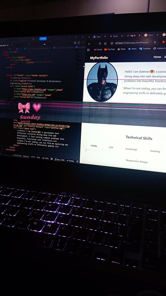 Somma_can_code's tweet photo. Forgot to post my Week 3 progress 😭
Been relearning web development through Upskill Genesys @genesystechhub, and every week reminds me that the basics matter more than I thought.
Better late than never. Week 4, we move 🚀
#upskillgenesys
#learniginpublic https://t.co/CIVurX78dE