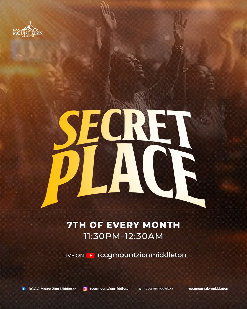 RCCG Mount Zion Middleton (@RCCGMZMiddleton) / Posts / X