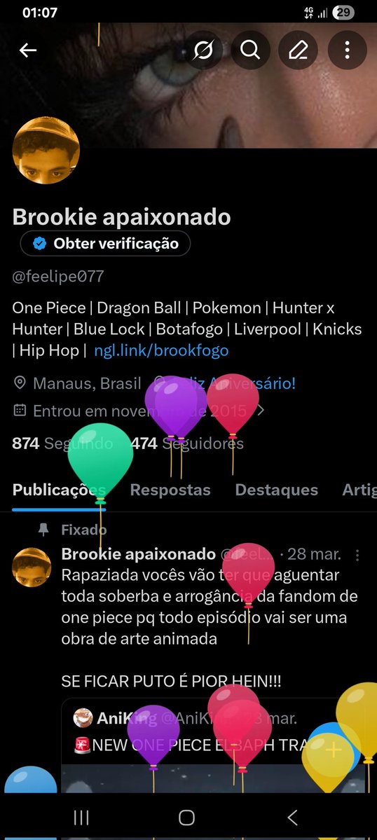 feelipe077's tweet photo. Legal que esse print tem quase 1 semana https://t.co/ZVONNv4vRQ
