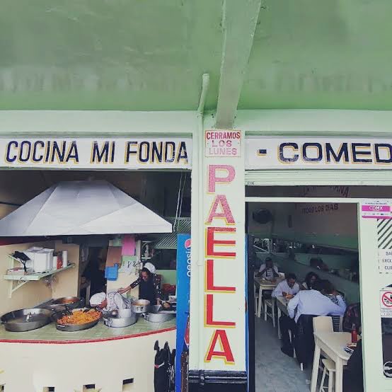 OscarBlancoCdmx's tweet photo. #ExploracionUrbana Para el antojo, la tradicional paella de “Mi fonda” en funciones por más de 50 años, en la calle Lopez 101 Centro #CDMX 🇲🇽🕷 https://t.co/rl6bcM6yg1