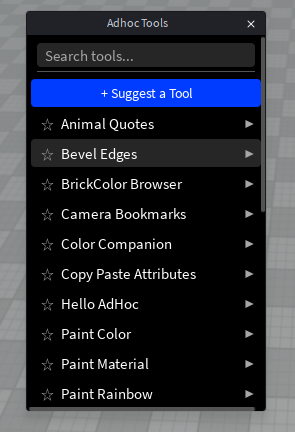 mp9starlight's tweet photo. @vKobento stravant's adhoc tools plugin has a bevel feature https://t.co/VoYcFwEt2z