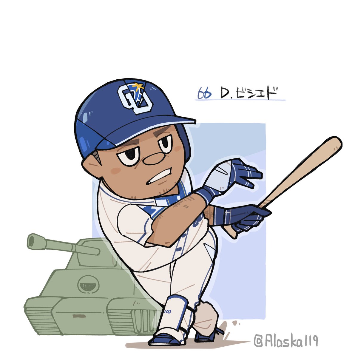 Alaska_119's tweet photo. 青い血が流れている。
#ビシエド 
#横浜DeNAベイスターズ 
#中日ドラゴンズ https://t.co/CqEUdA5jF1