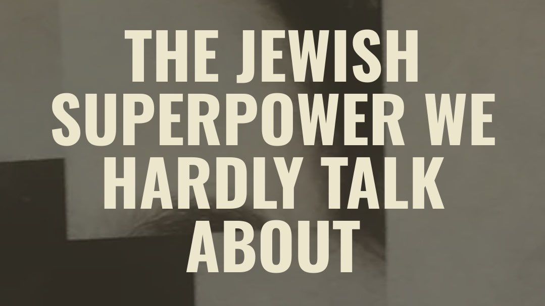 EitanChitayat's tweet photo. The Jewish Superpower We Hardly Talk About

https://t.co/qgP6h6J01J https://t.co/eQPJzWckzT