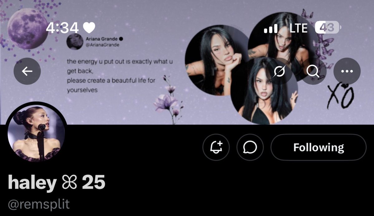 remsplit's tweet photo. haley has rebranded :) don’t forget me https://t.co/38SJlpE9kg