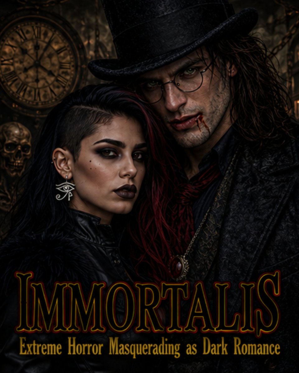 KyrieDB's tweet photo. IMMORTALIS by Dyerbolical

Extreme Horror.

Dark Fantasy.

Black Comedy.

The sort of romance that causes concerned looks from neighbours. https://t.co/ldAHAhjhZR