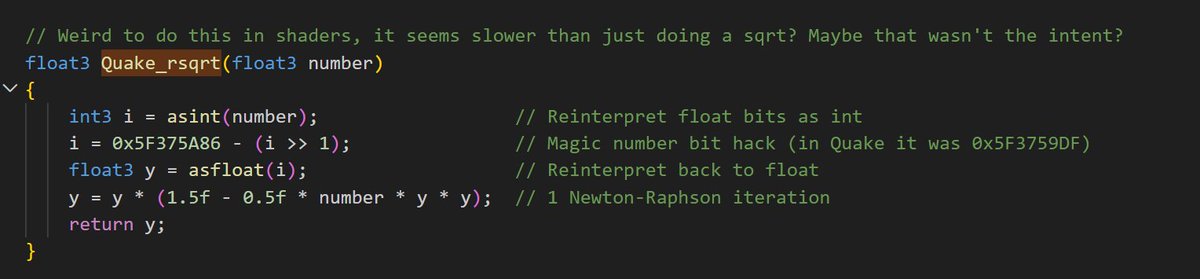 Quick Inverse Square Root Code As with every good investigation, one mystery remains unsolved! As part ...