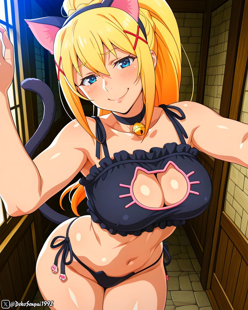 DekoSenpai1992's tweet photo. Neko Darkness 
#ダクネス #Darkness #LalatinaDustinessFord #ダスティネス・フォード・ララティーナ #Lalatina #DarknessLalatina  #KonoSubarashiiSekaiNiShukufukuWo #anime #waifusart #waifu https://t.co/a8SwzSoEe1