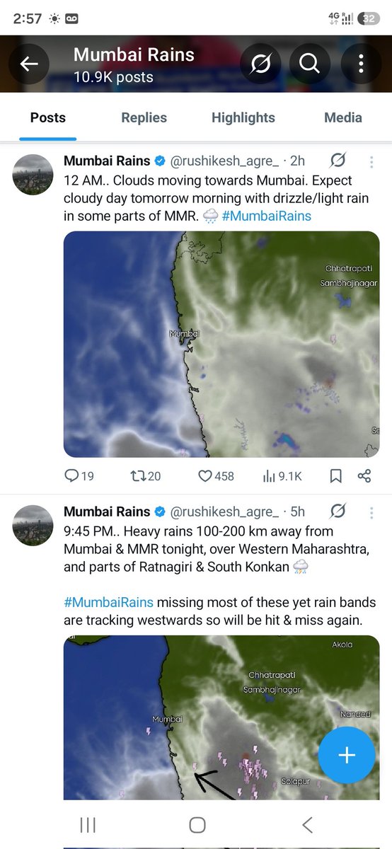 iDreamatic's tweet photo. Meanwhile, Mumbai is soaking in humidity. It's 3am and the tap water is still hot. Seems like the entire city will evaporate soon. #MumbaiRains

[Screenshot taken from @rushikesh_agre_] https://t.co/CZ7qiZPuep
