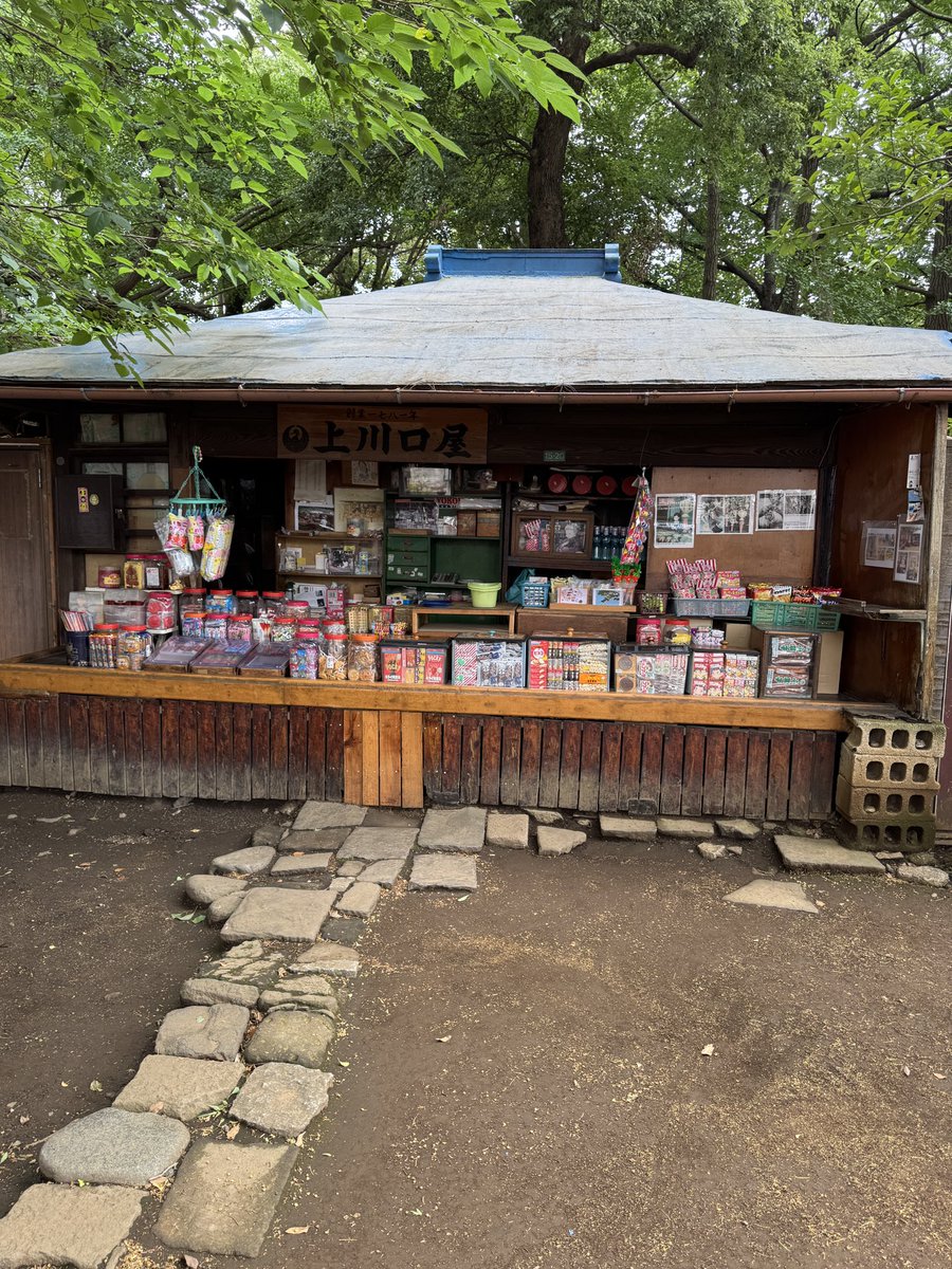 nihongocolin's tweet photo. 鬼子母神の近くに上川口屋っていう駄菓子屋があるんだけど、東京で一番古い駄菓子屋の一つらしいよ。 https://t.co/JiXizlnTTC