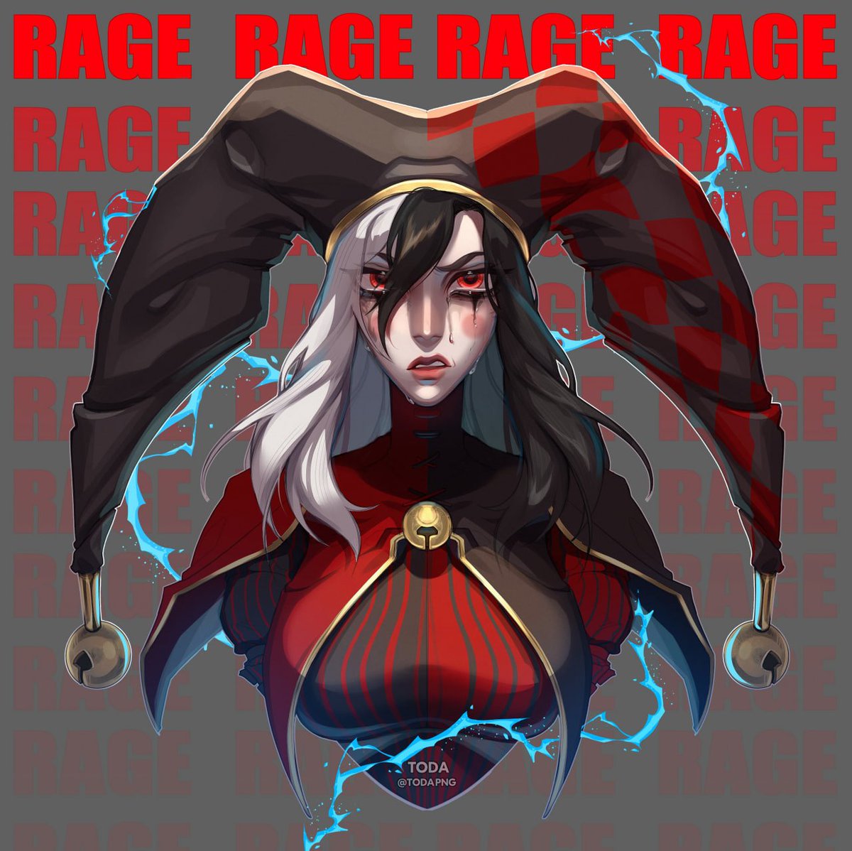 TodaPng's tweet photo. My art with hints of red ❤️‍🔥 https://t.co/BbEpnBDzSF