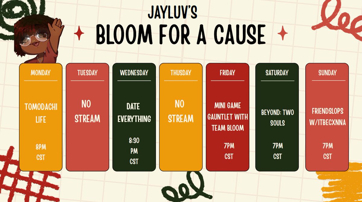 xojayluv's tweet photo. HIII!!! Tomorrow starts my campaign with Team Bloom for @Streamcause Paint the World Rainbow!! There will be some incentives per game, so be sure to tune in :) https://t.co/R5uVFbxRpE