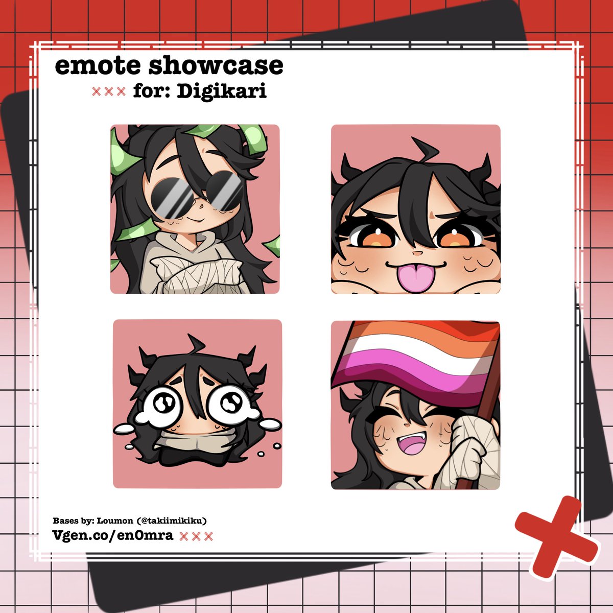 en0mra's tweet photo. 07.06.2026 
Task 37 complete.

Emote showcase 🖤 https://t.co/95CXHdjCgU