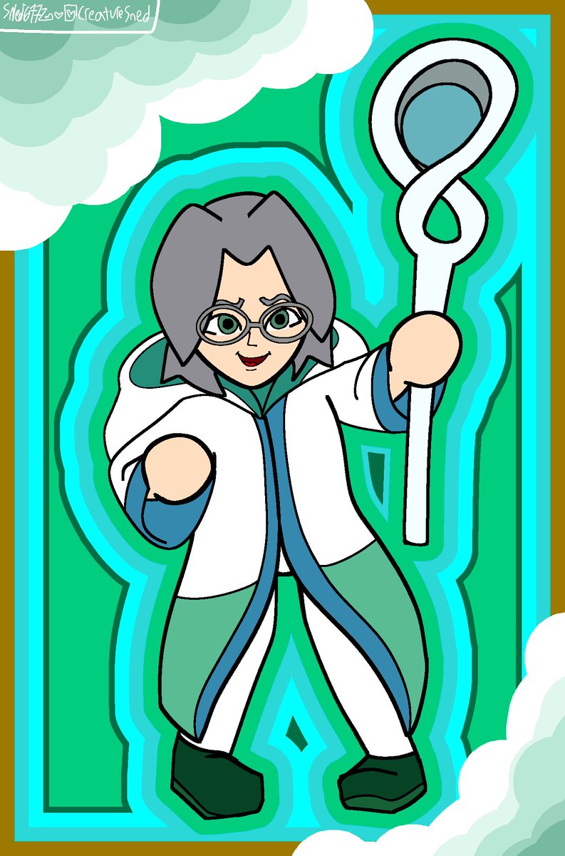 CreatureSned's tweet photo. I drew a Miitopia https://t.co/osULsS5cej