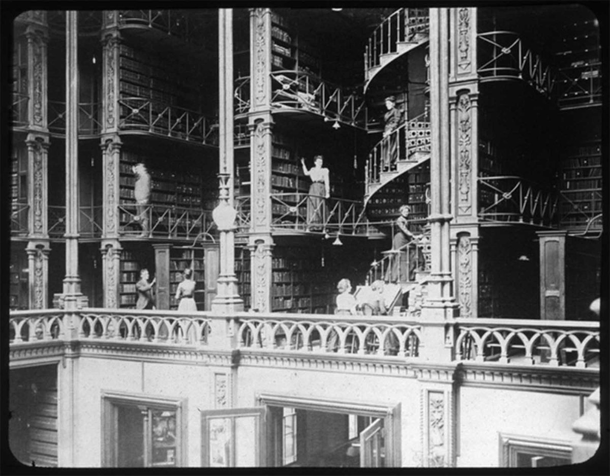 oldworldex's tweet photo. The old library in Cincinnati didn't last long.  Remnant of a world forgotten.. https://t.co/yRBmvzQRTH