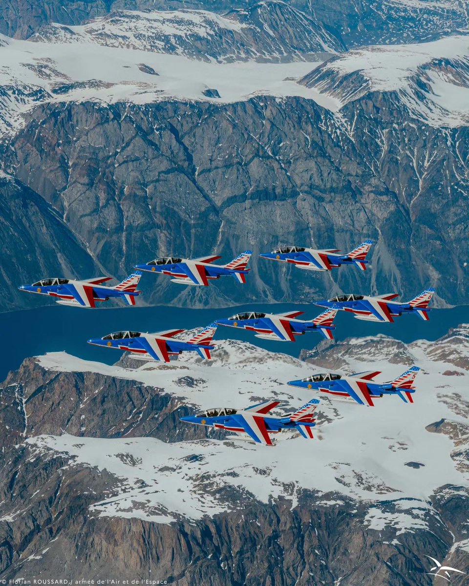 TrackeurADSB's tweet photo. 🇫🇷/🇺🇸 LIBERTÉ 250 | La @PAFofficiel vient d’atterrir sur le sol américain ! 

Après 5 jours de transatlantique et des passages remarqués au Canada, les équipages de l’A400M « logistique » et les AlphaJet viennent de toucher le sol américain au nord de NYC à Stewart Guard Base. https://t.co/cKjlnAdSYM
