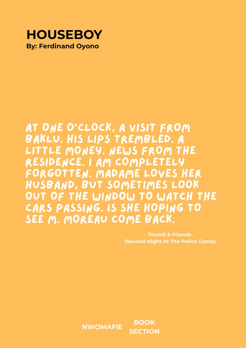 nwomafie's tweet photo. The chapter sets up a profound moral contrast. The "primitive" black characters are living in a reality of shared money, tears, and deep familial love. Toundi begins to realize where he truly belongs, but the realization comes too late.

#Speedy #Riquelme #Zverev #Avenor #Accra https://t.co/gDsCP8Py1Z