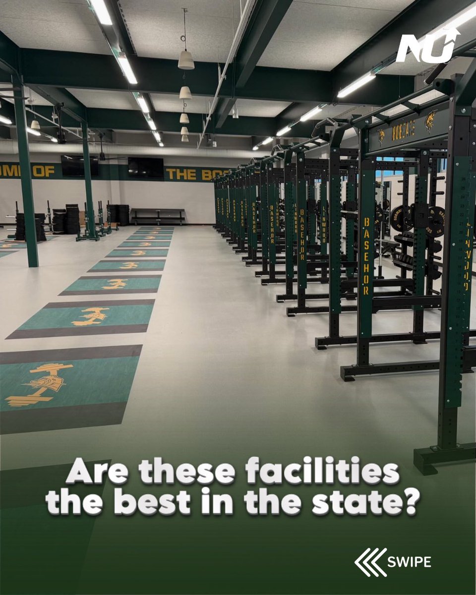 nextupks's tweet photo. 🟨Only 906 students. But maybe the best football facilities in Kansas. 

🟩Basehor-Linwood now features a massive indoor practice facility, upgraded locker rooms, and a brand-new weight room.

📸 via: @blbobcatfb https://t.co/nQddyQc4j5