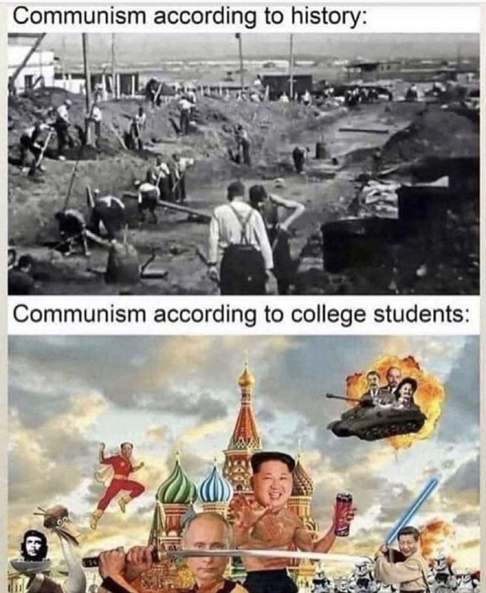 antikommunistic's tweet photo. Communism survives because each generation is taught the theory.

Not the body count. https://t.co/piihwZ4rNx
