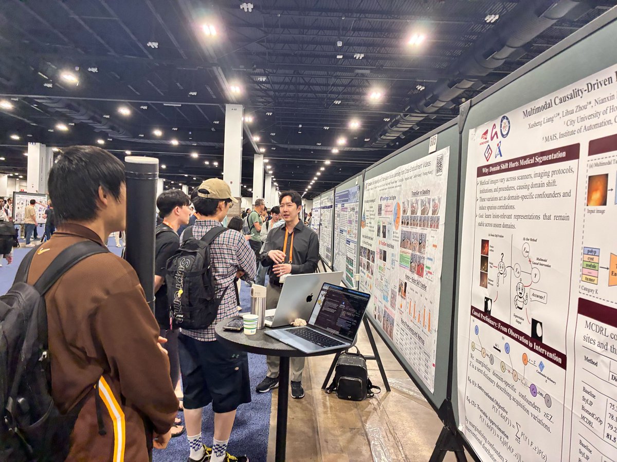 ryaninkook's tweet photo. Presented TraceGen at #CVPR2026 in Denver.

TraceGen learns world models in a 3D trace-space, enabling robot learning from cross-embodiment human and robot videos by abstracting away appearance and embodiment-specific details.

#RobotLearning #WorldModels #EmbodiedAI https://t.co/n3K3DF8zuj