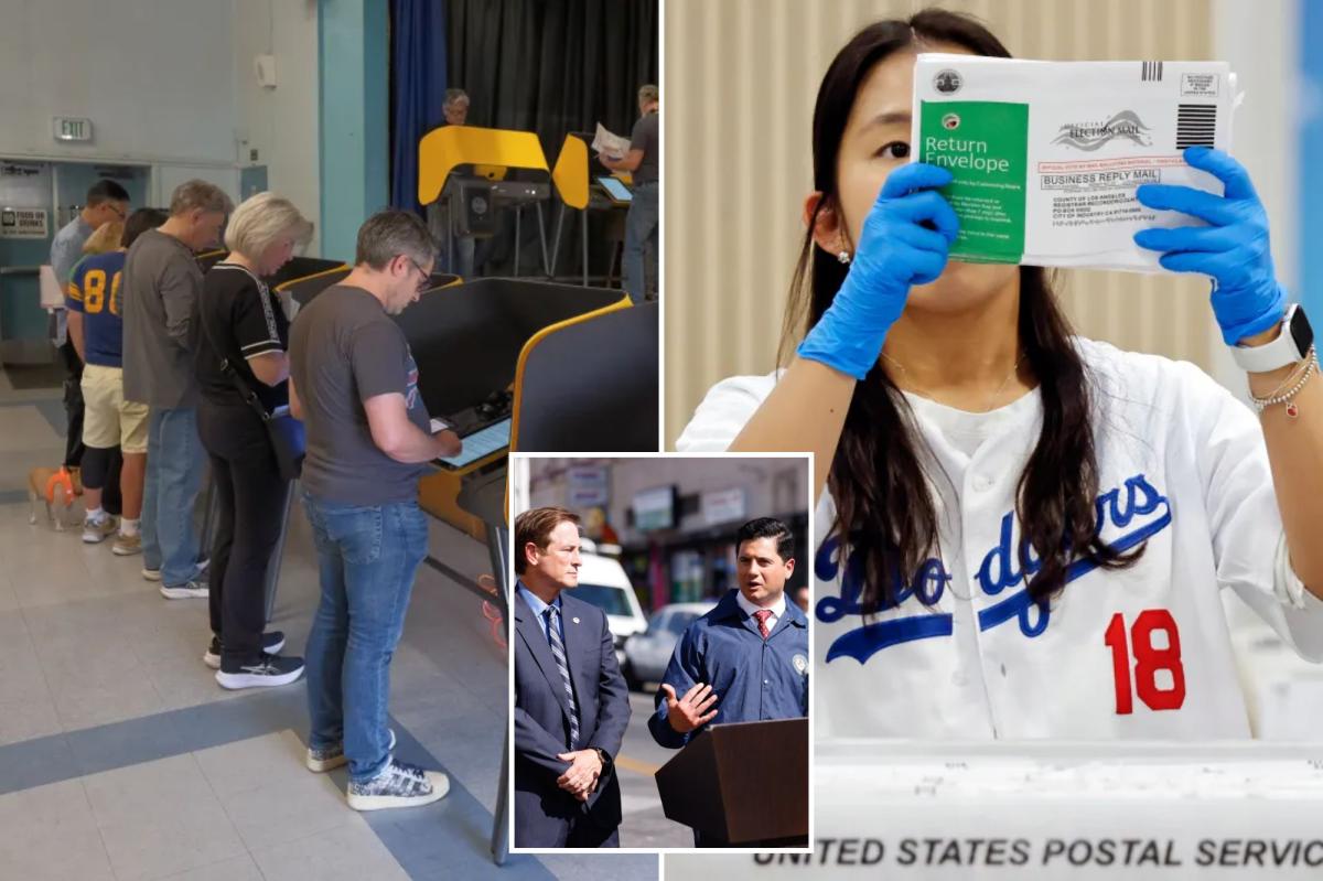 nypost's tweet photo. California voter fraud fight sparks all-out war as state blocks federal demand: 'What are they afraid of?' https://t.co/ItrqvkYaiE https://t.co/H9F9YaXBFB