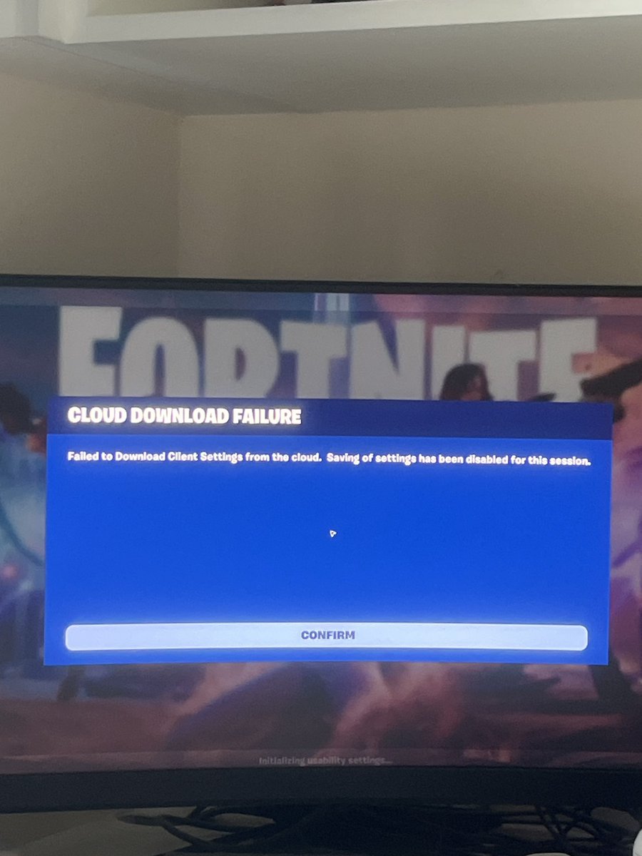 Pprofiles11's tweet photo. Why am I getting this message @FortniteStatus https://t.co/RF8D4Y2vsp
